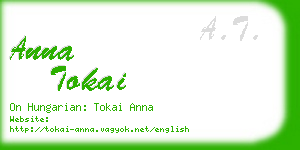 anna tokai business card